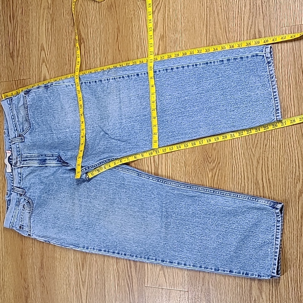 1990s LEVIS 550 MENS 40x27 VINTAGE PRE-OWNED RELAXED FIT DENIM STRIGHT JEANS - Picture 2 of 8